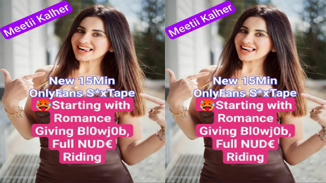 Meetii Kalher 0nlyFans 15Min – Giving Blowjob Full Nude Fucking – & Riding her Italian Boyfriend
