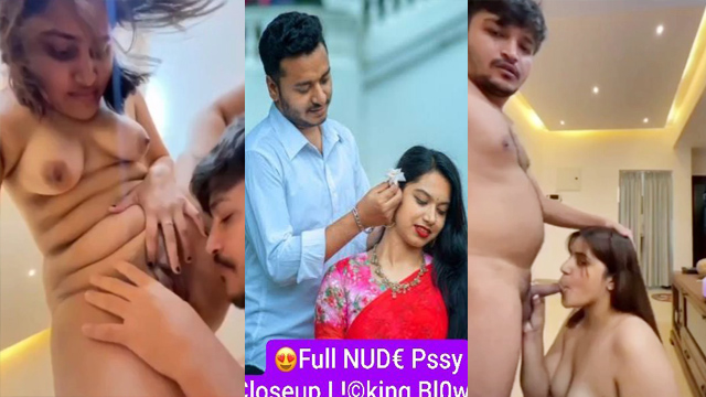 Beautiful Couple Viral Pussy Closeup Licking BJ